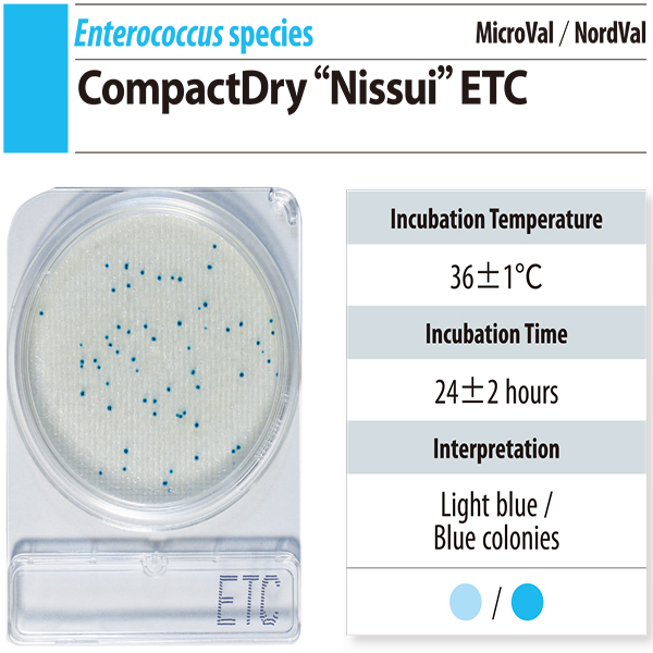 微生物快篩測試組_腸球菌 Compact Dry ETC 2