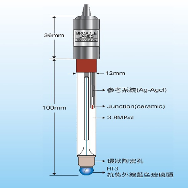 工業用pH電極 E-1312